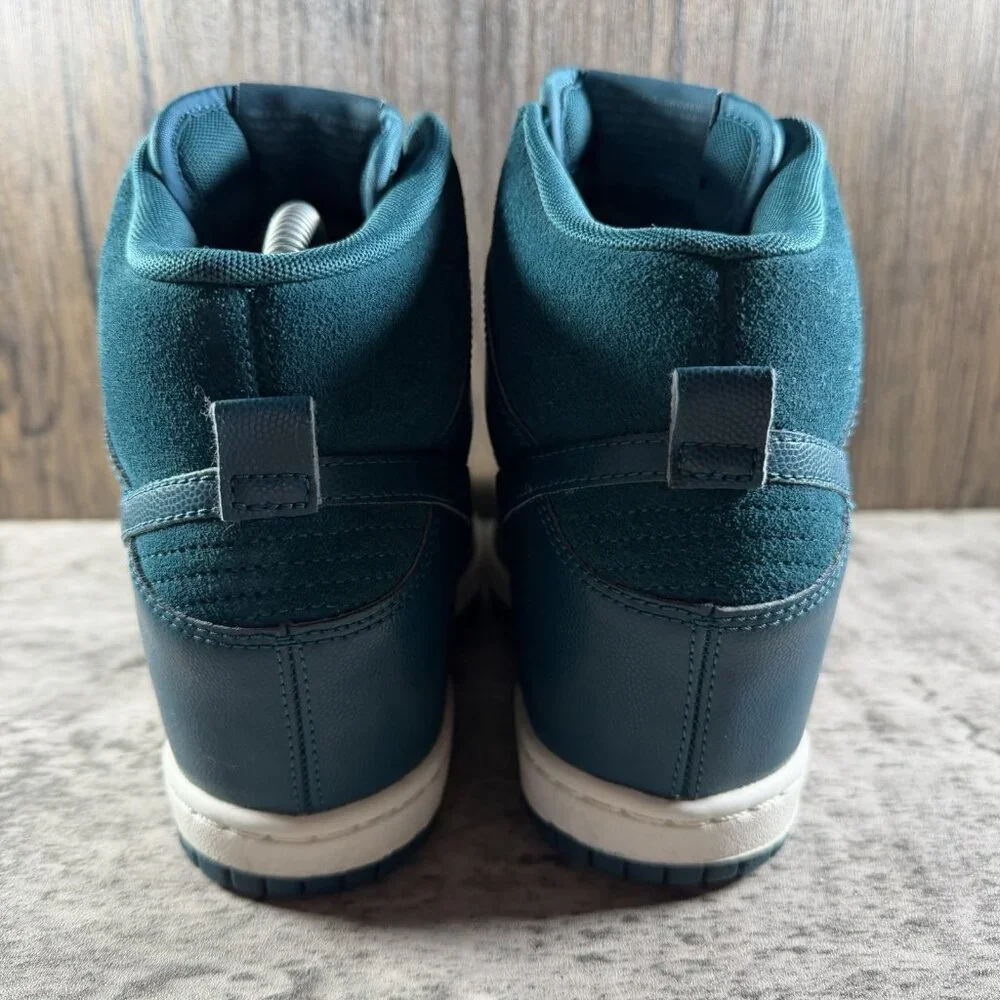 MINT 2013 Nike Dunk Sky Hi Essential Wedge Dark Sea Blue Women Sz 7 528899-300 - Picture 6 of 10
